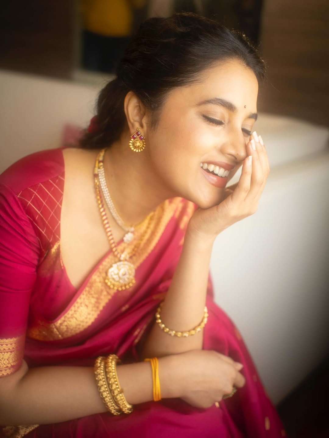 Priyanka Mohan Classy Ethnic Look (6)