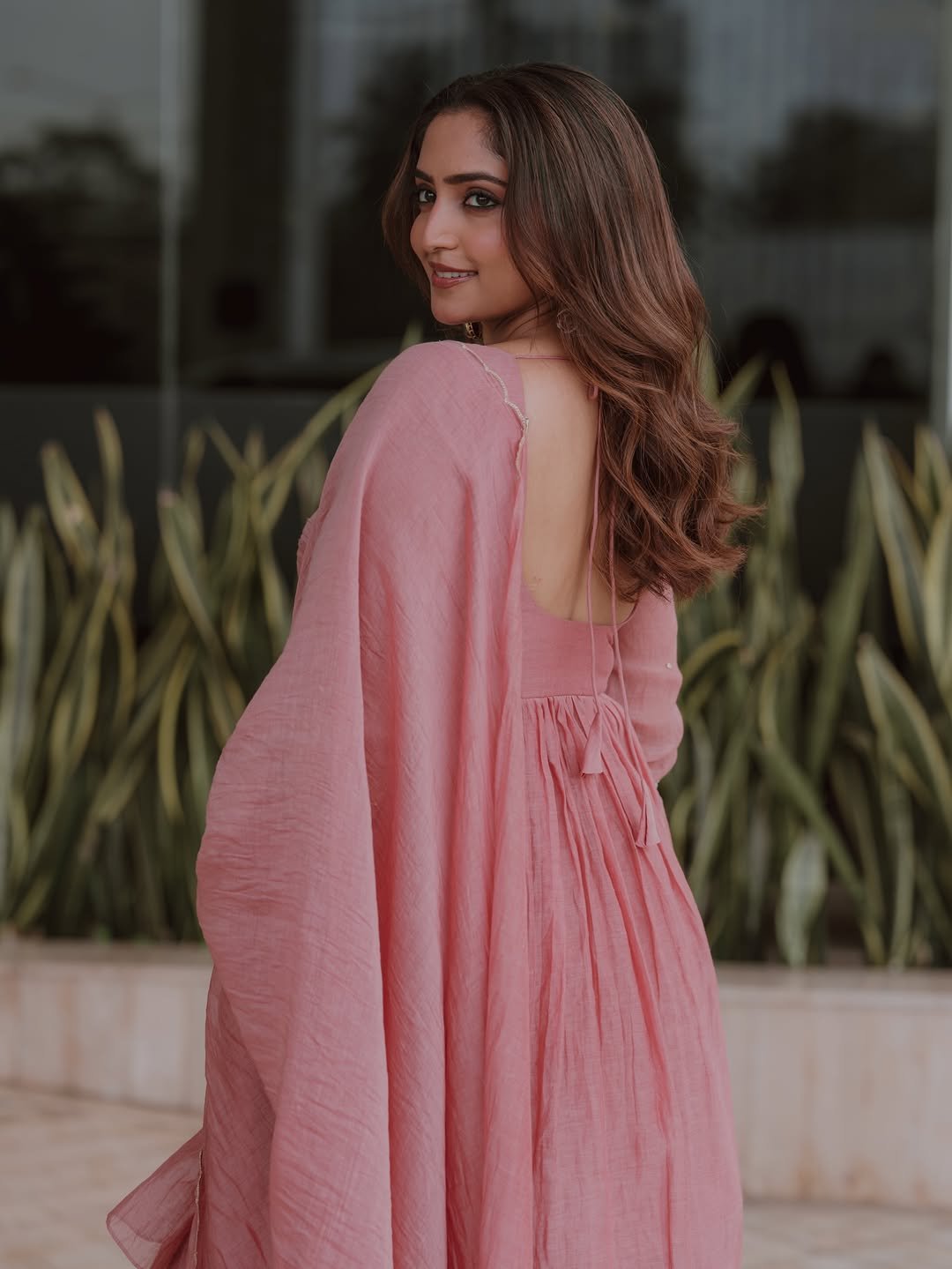 Reba Monica John Soft Pink Outfit Photos – Beautiful HD Images (11)