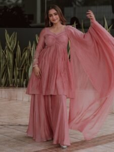 Reba Monica John Soft Pink Outfit Photos – Beautiful HD Images (12)