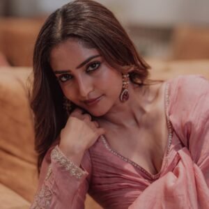 Reba Monica John Soft Pink Outfit Photos – Beautiful HD Images (8)