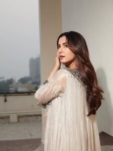 Sonal Chauhan HD Photos in Black Embellished Suit – Stylish Indoor Pics Collection (8)