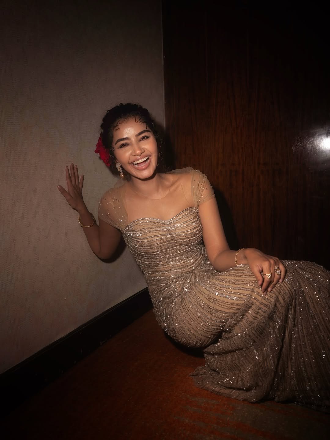 Anupama Parameswaran Glamorous Gown Photos  ActorFacts beautiful outfit images