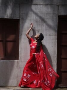 Anupama Parameswaran Stunning Red Saree Photos trending celebrity photos