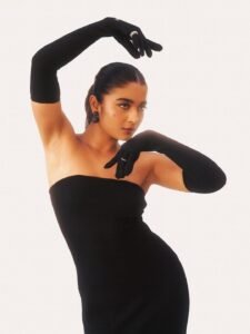 Chaithra J Achar Stuns in Bold Black Outfit – Latest HD Photos (11)