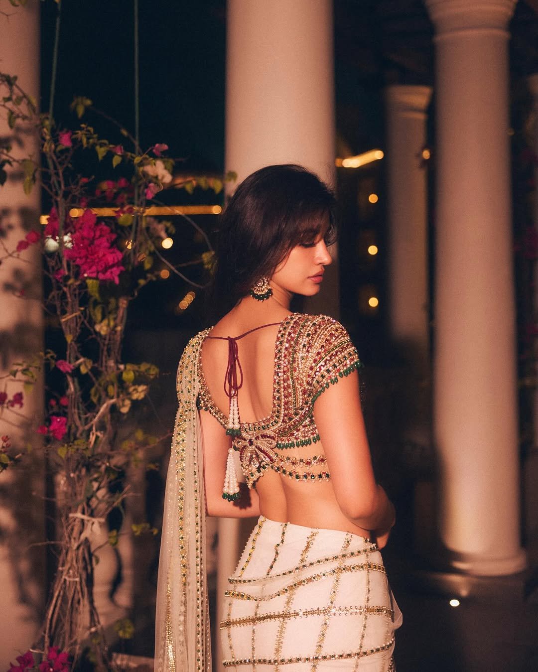 Disha Patani Glamorous Designer Saree HD Images (9)