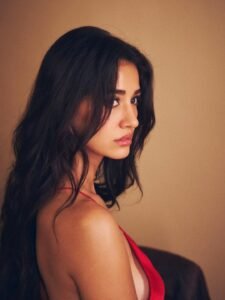 Disha Patani Stuns in Bold Red Satin Gown – Latest HD Photos Go Viral (6)