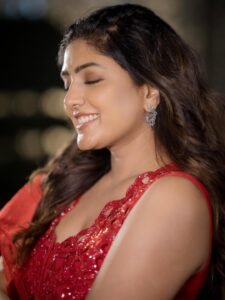 Eesha Rebba Stunning Red Gown Photos 2026 beautiful outfit images