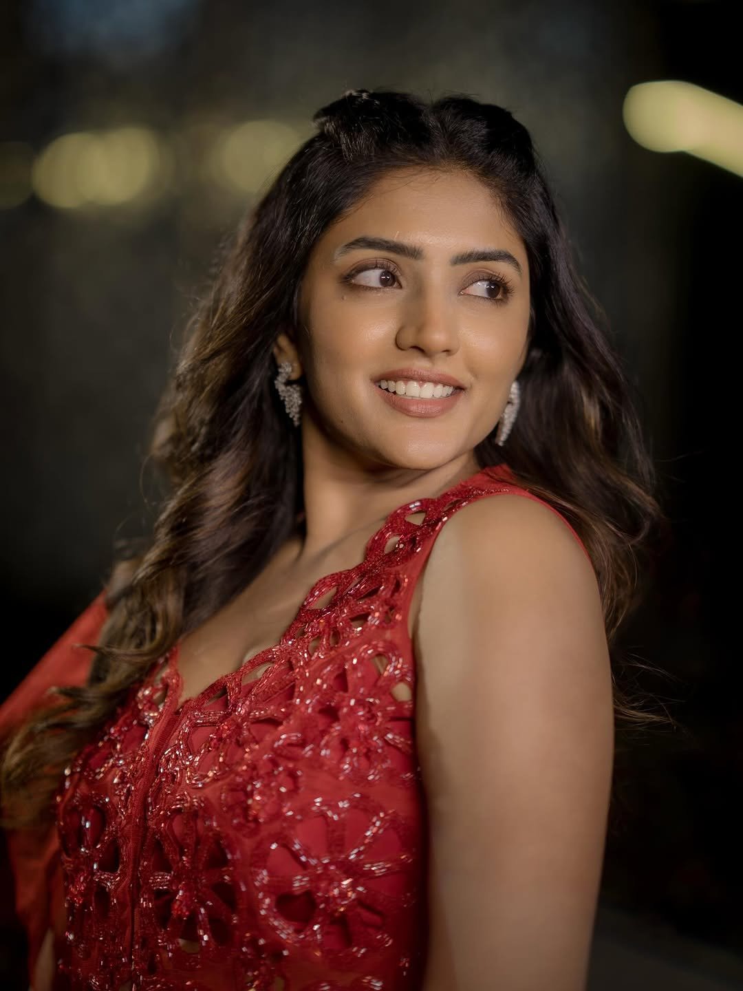Eesha Rebba Stunning Red Gown Photos 2026 trending celebrity photos