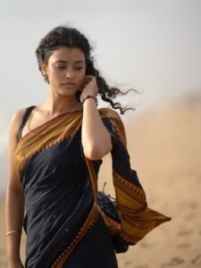 Ira Dayanand Reddy Looks Elegant in Black Saree beautiful outfit images