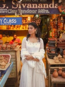 Ira Dayanand Reddy Looks Graceful in White Ethnic Outfit trending celebrity photos