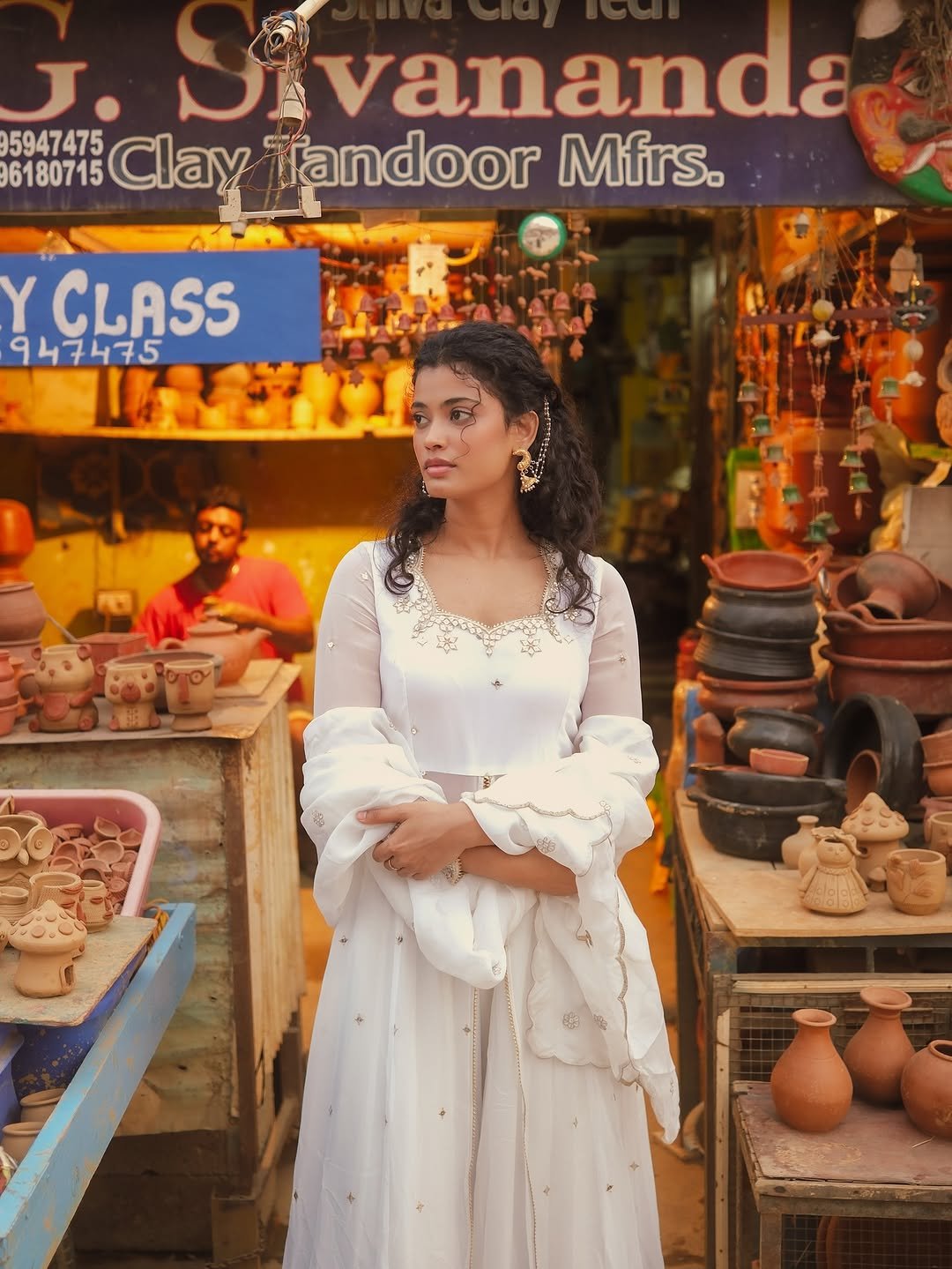 Ira Dayanand Reddy Looks Graceful in White Ethnic Outfit (11)