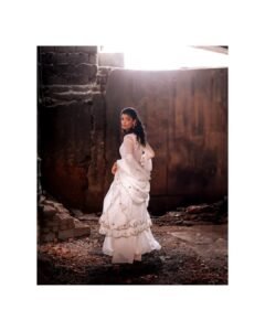 Ira Dayanand Reddy Looks Graceful in White Ethnic Outfit beautiful outfit images