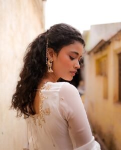 Ira Dayanand Reddy Looks Graceful in White Ethnic Outfit trending celebrity photos