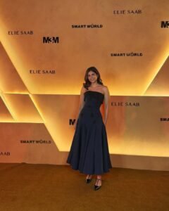 Kalyani Priyadarshan Elegant Red Carpet Look HD Images stunning fashion look