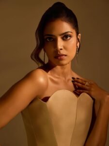 Malavika Mohanan Stuns in Bold Strapless Corset Gown trending celebrity photos
