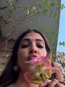 Malavika Mohanan Stuns in Red Silk Saree – ActorFacts (4)