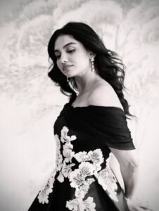 Mamitha Baiju Stunning Black Floral Dress Photos 2026 latest HD photos
