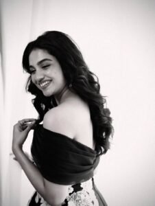 Mamitha Baiju Stunning Black Floral Dress Photos 2026 trending celebrity photos