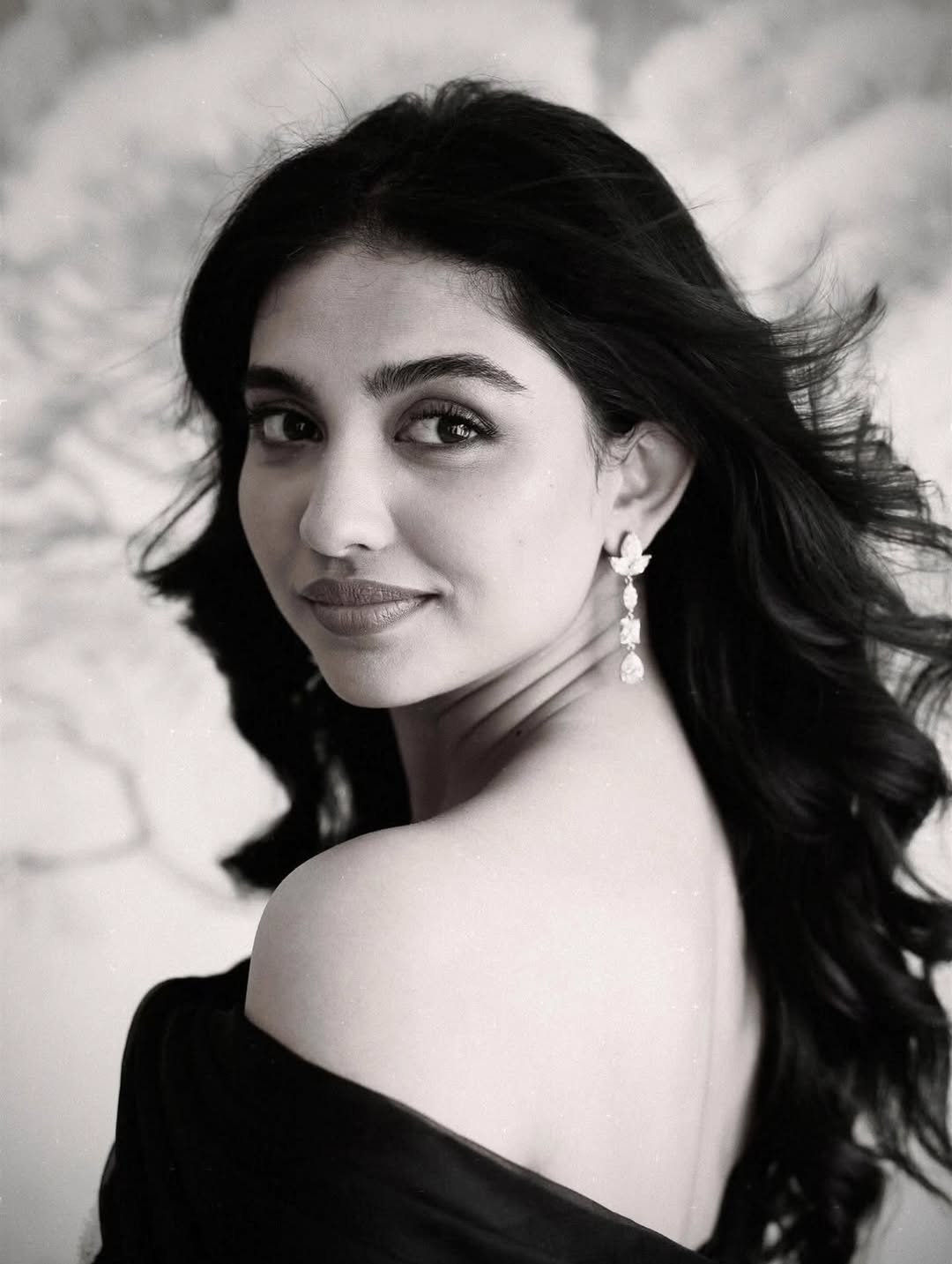 Mamitha Baiju Stunning Black Floral Dress Photos 2026 (6)