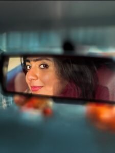 Megha Lekha Stunning Red Saree Photos (14)