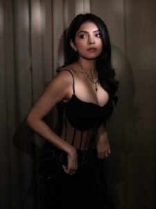 Misha Narang Stunning Black Gown Photoshoot trending celebrity photos