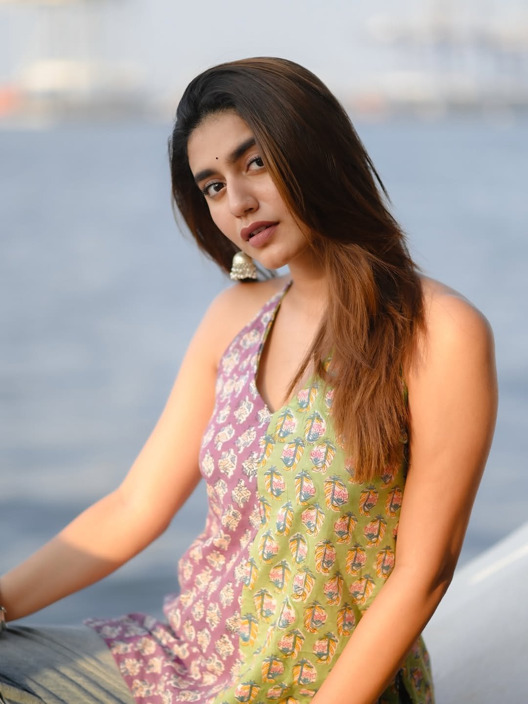 Priya Varrier Looks Beautiful in Stylish Printed Outfit (10)