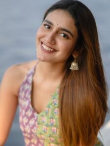 Priya Varrier Looks Beautiful in Stylish Printed Outfit beautiful outfit images