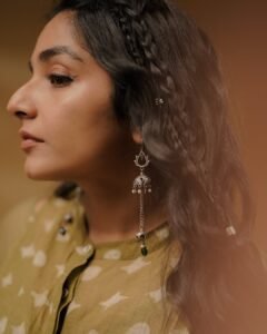 Rajisha Vijayan Looks Elegant in Olive Green Ethnic Outfit beautiful outfit images