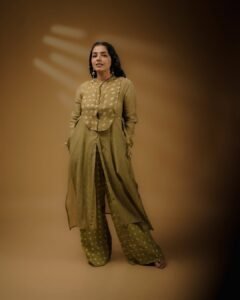 Rajisha Vijayan Looks Elegant in Olive Green Ethnic Outfit trending celebrity photos