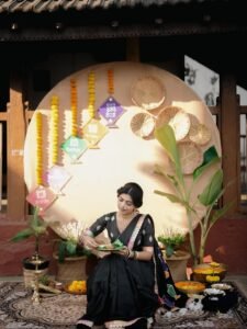 Ruchira Jadhav Stuns in Elegant Black Saree – Latest HD Photos (14)