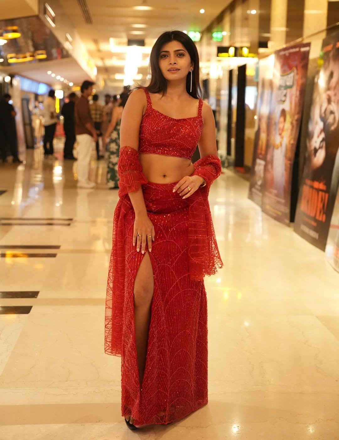 Ruchira Jadhav Stuns in Glamorous Red Outfit (18)