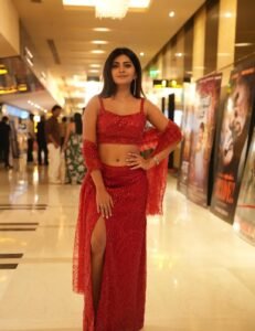 Ruchira Jadhav Stuns in Glamorous Red Outfit trending celebrity photos