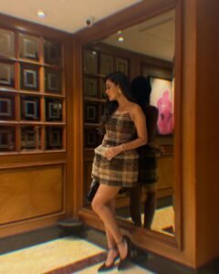 Sayani Gupta Stunning Checkered Mini Dress Photos 2026 beautiful outfit images