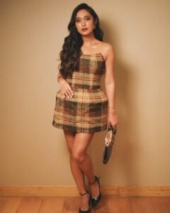 Sayani Gupta Stunning Checkered Mini Dress Photos 2026 beautiful outfit images
