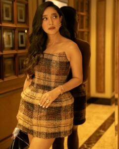 Sayani Gupta Stunning Checkered Mini Dress Photos 2026 trending celebrity photos