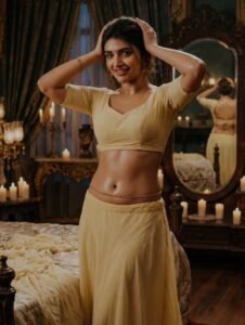 Sreeleela Stuns in Elegant Ethnic Look – AI Generated Photos (1)