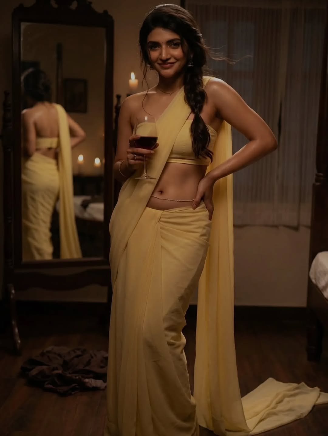 Sreeleela Stuns in Elegant Ethnic Look – AI Generated Photos (15)