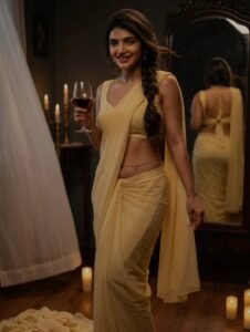 Sreeleela Stuns in Elegant Ethnic Look – AI Generated Photos (4)