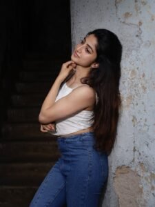 Sushmitha Shetty Stunning Casual Look in White Top Latest HD Photos trending celebrity photos