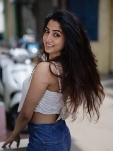 Sushmitha Shetty Stunning Casual Look in White Top Latest HD Photos trending celebrity photos
