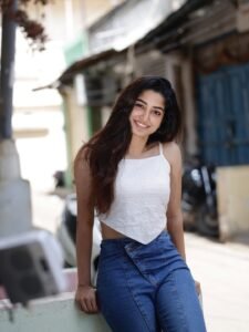 Sushmitha Shetty Stunning Casual Look in White Top Latest HD Photos beautiful outfit images