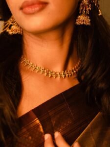 Trupti Ravindra Looks Graceful in Traditional Brown Saree trending celebrity photos