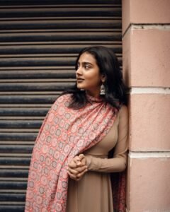 Yoga Lakshmi Looks Elegant in Traditional Printed Outfit beautiful outfit images