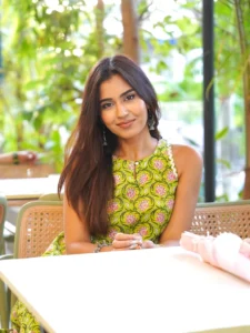 Akanksha Choudhary Looks Adorable in Floral Green Dress – Latest HD Photos (5)