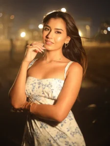 Akanksha Choudhary Radiates Elegance in Floral White Dress – Latest HD Photos (1)