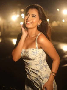 Akanksha Choudhary Radiates Elegance in Floral White Dress – Latest HD Photos (12)