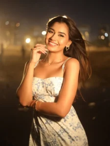 Akanksha Choudhary Radiates Elegance in Floral White Dress – Latest HD Photos (3)