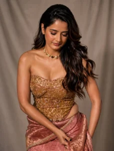 Ashika Ranganath Stuns in Pink Designer Lehenga at SIIMA Awards 2026 (1)