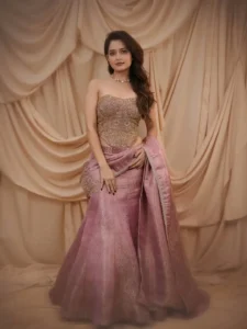 Ashika Ranganath Stuns in Pink Designer Lehenga at SIIMA Awards 2026 (55)
