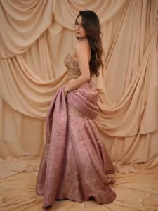 Ashika Ranganath Stuns in Pink Designer Lehenga at SIIMA Awards 2026 (59)